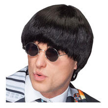 Percke Herren Kurzhaar Music Man, Pilzkopf, schwarz