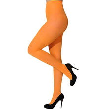 SALE Strumpfhose Orange, Gr. S-M