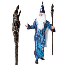 NEU Stab Zauberer, Holzoptik, ca. 170cm, zusammensteckbar