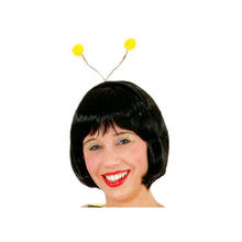 SALE Haarreif Biene mit gelben Pompoms