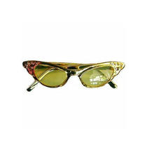 Brille Glamour mit Brillies, gold