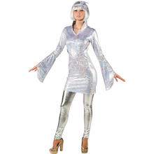 Damen-Kostm Mond-Kleid irisierend, Gr. 34-36