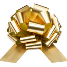 Schleife Gro� zum Dekorieren - Gold - 40 cm