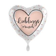 NEU Folienballon - Lieblingsmensch - ca. 45cm Durchmesser