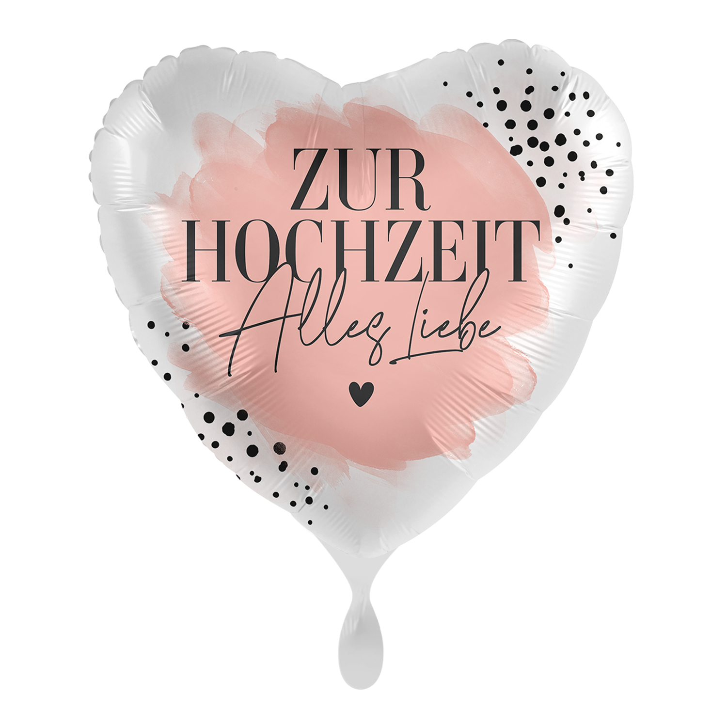 NEU Folienballon - Zur Hochzeit alles Liebe - ca. 45cm Durchmesser