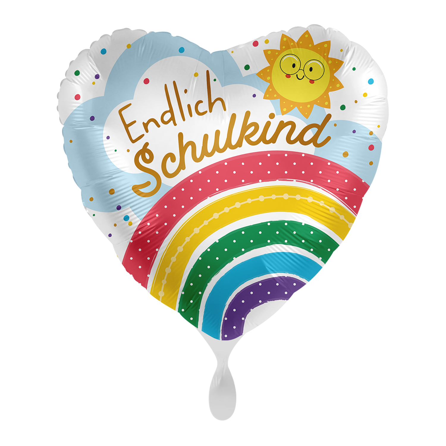 NEU Folienballon - Endlich Schulkind - ca. 45cm Durchmesser