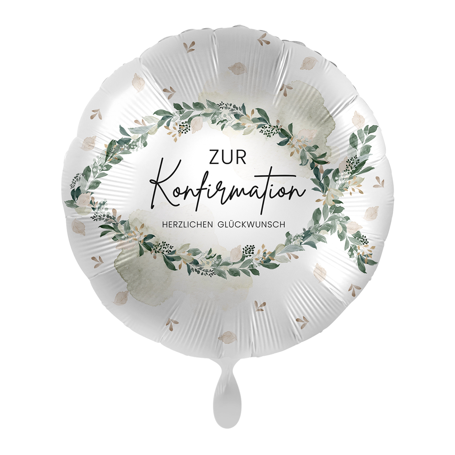 NEU Folienballon - Zur Konfirmation Herzlichen Glckwunsch - ca. 45cm Durchmesser