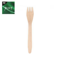 Gabeln Pure aus Holz, 16,5 cm, 25 Stck