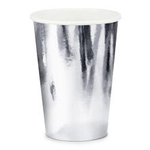 Pappbecher - Silber, 220ml, 6 St�ck