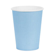 Pappbecher - Hellblau - 250ml - 6 St�ck
