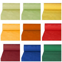 SALE Tischdecke mit Damastprägung, 50 x 1 m auf der Rolle - Verschiedene Farben