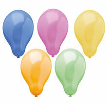 NEU Luftballons Trend, farbig sortiert,  25 cm, 50 Stck
