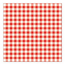 NEU Servietten Vichy Karo Rot, 3-lagig, 33 x 33 cm, 30 Stck