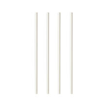 NEU Trinkhalme Pure aus Papier,  6 mm, 20 cm, 100 Stck, Wei