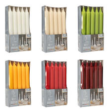 NEU Tafelkerzen Gala Basic, 10 Stück, Höhe 19,3 cm, Ø 2,1 cm - Verschiedene Farben