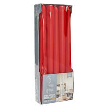NEU Leuchterkerzen Gala Basic, 10 Stck, Hhe 25 cm,  2,3 cm, Farbe: Tango-Rot