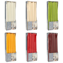 NEU Leuchterkerzen Gala Basic, 10 Stück, Höhe 25 cm, Ø 2,3 cm - Verschiedene Farben