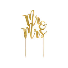 Kuchenstecker / Tortenaufsatz / Cake-Topper Mr und Mrs � ca. 25,5 cm