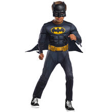 NEU Kinder-Kostüm Batman Deluxe, Größe: S, 3-4 Jahre