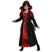 NEU Kinder-Kostm Vampir Prinzessin, Kleid rot/schwarz, Gr. 116