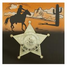 SALE Sheriffstern, gold