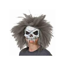 SALE Maske Totenkopf mit Haaren,
