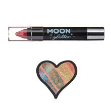 SALE Moon Creations Glitzer-Schminkstift holographisch, 3.5g, rot