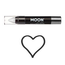 Moon Creations Neon UV-Schminkstift, 3.5g, wei