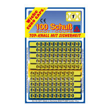 Munitionsstreifen 1-Schuss, Gesamt 100 Schuss