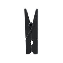 Mini-W�scheklammern schwarz, 3,5 cm, 12 Stk
