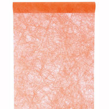 Tischläufer Faseroptik orange, 30cm x 5m