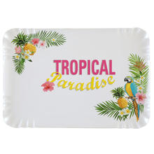 SALE Servierplatte Tropical Paradise, 28x19cm, 5 St.