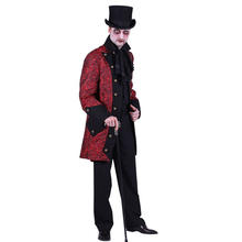 Herren-Kostüm Jacke Gothic Lord, rot, Gr. S