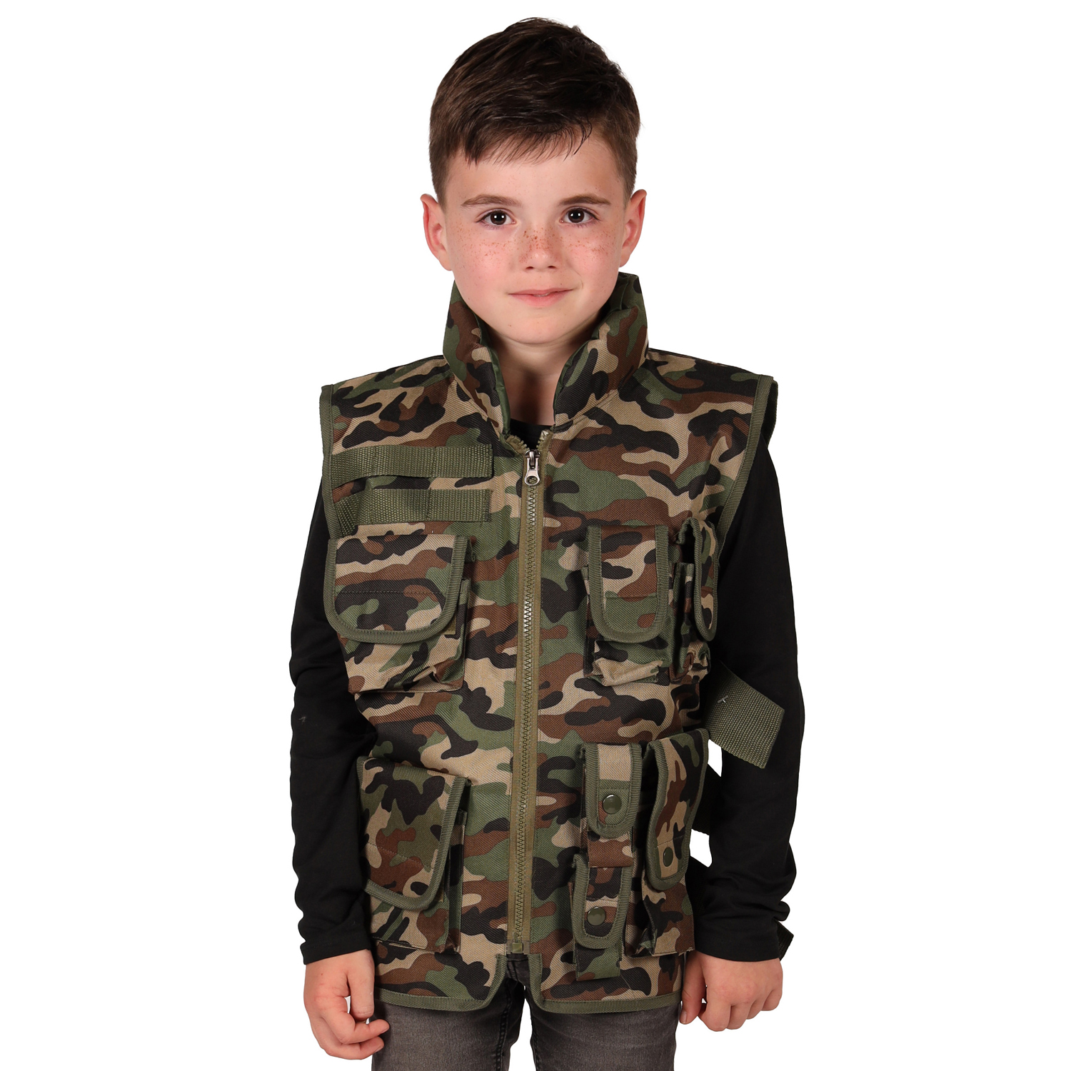 NEU Soldaten-Weste Army fr Kinder im Camouflage-Style, Einheitsgre