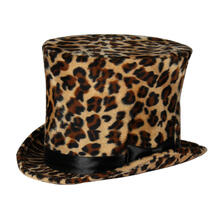 NEU Zylinder Flair Deluxe Leopard, Samtzylinder fr Kopfweiten Gr. 57-58cm