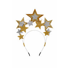 Haarreif mit Sternen, gold