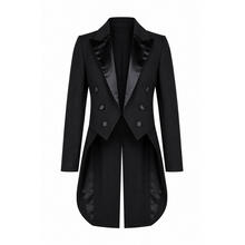 Damen-Kost�m Frack Deluxe, schwarz, Gr. XS