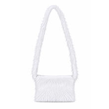 Tasche Pl�sch Deluxe, Umh�ngetasche, wei�