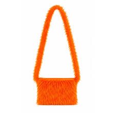 Tasche Pl�sch Deluxe, Umh�ngetasche, orange