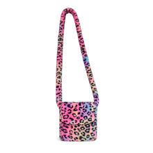 Tasche Pl�sch Deluxe, Umh�ngetasche, Neon-Leopard