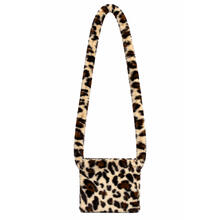 Tasche Pl�sch Deluxe, Umh�ngetasche, Natural-Leopard