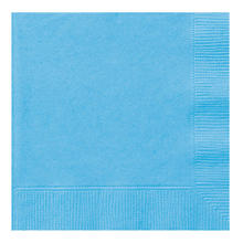 NEU Servietten aus Papier, 20 Stück, Größe ca. 33x33cm, hellblau