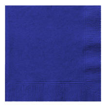 SALE Servietten, Premiumqualität, Größe: ca. 25 x 25 cm, 20 Stück, Farbe: Dunkelblau