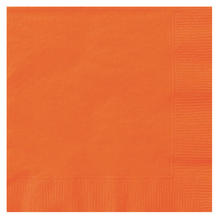 NEU Servietten aus Papier, 20 Stück, Größe ca. 33x33cm, orange
