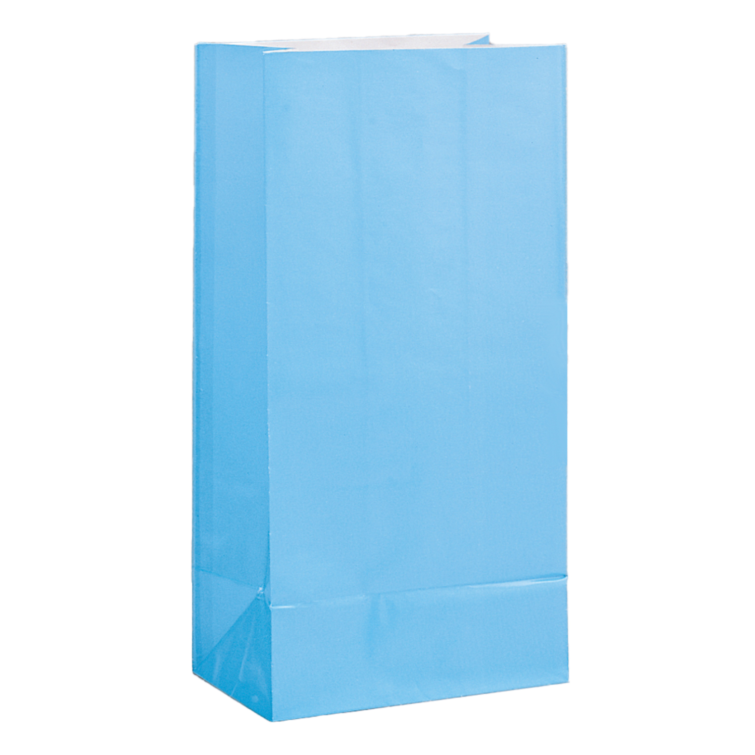 SALE Geschenktten aus Papier, hellblau, 25x12cm, 12 Stck