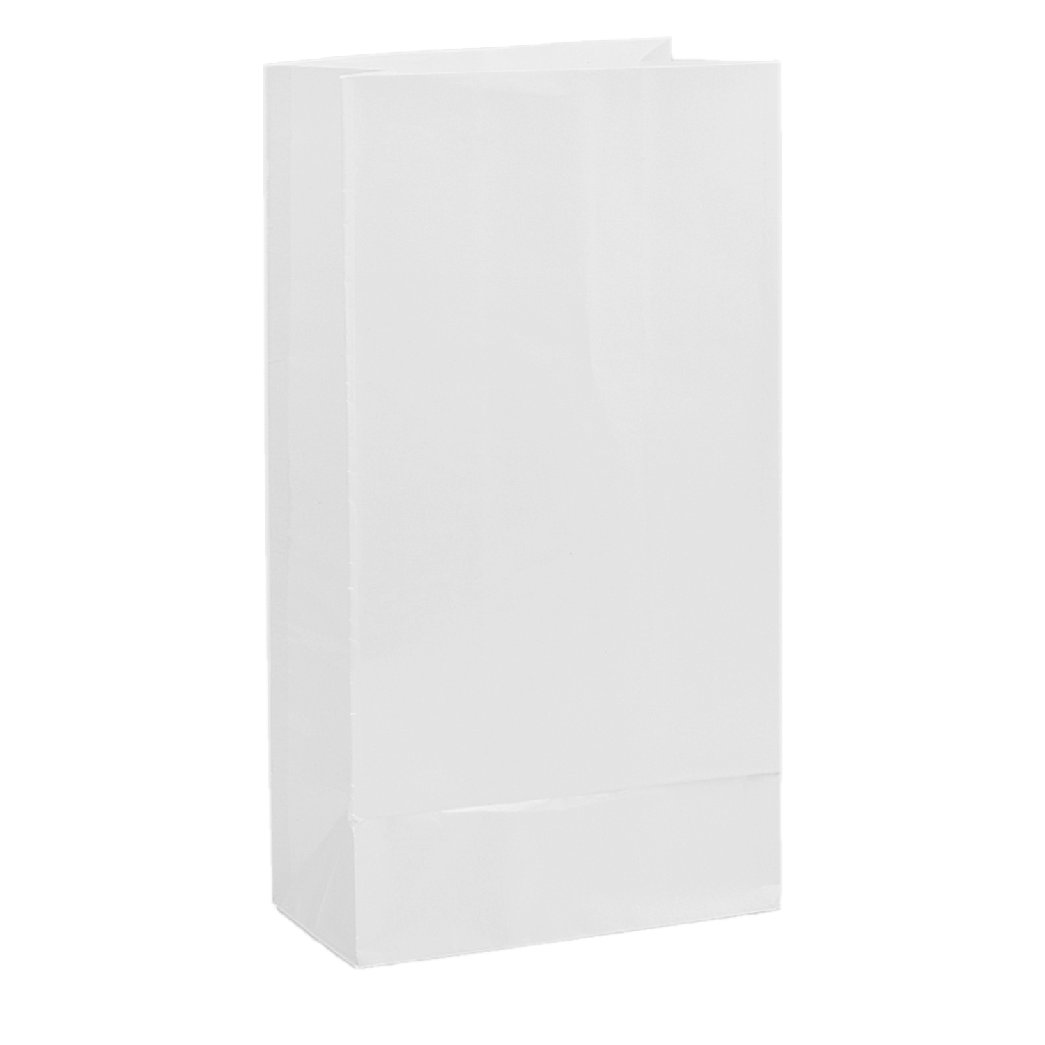 SALE Geschenktten aus Papier, wei, 25x12cm, 12 Stck
