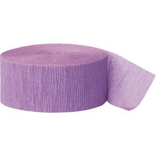 Kreppband / Krepppapier, Länge: ca. 24 m, Farbe: Lavendel