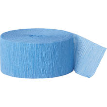 SALE Kreppband / Krepppapier, L�nge: ca. 24 m, Farbe: Hellblau