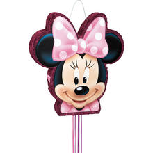 Piata / Pinata Disney Minnie Mouse, fr Kinder-Geburtstag & Party, Ideal zum Befllen mit Sigkeiten und Geschenken