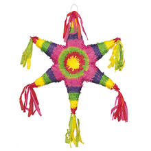 Piñata / Pinata Mexikanischer Stern, für Kinder-Geburtstag & Party, Ideal zum Befüllen mit Süßigkeiten und Geschenken